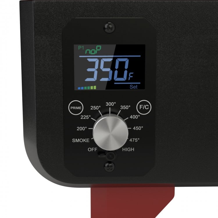 Outdoor Portable Tabletop Pellet Grill and Smoker with Digital Control System for BBQ