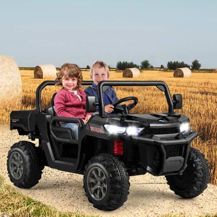 24V Ride-On Kids Electric Truck with Dump Bed & Remote Control (2-Seater)