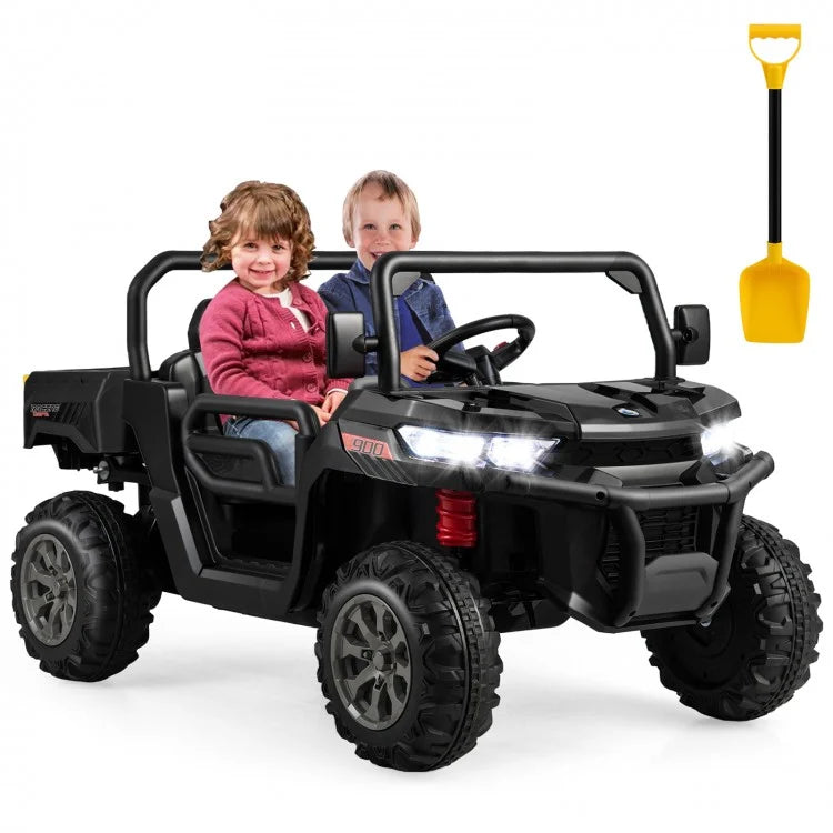 24V Ride-On Kids Electric Truck with Dump Bed & Remote Control (2-Seater)
