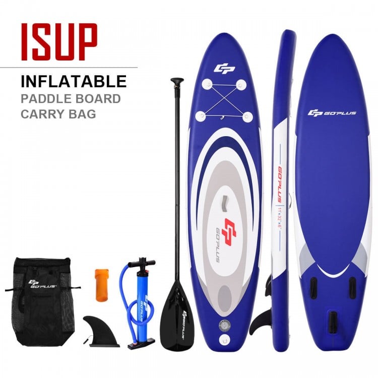 10/11 Feet Inflatable Stand Up Paddle Surfboard with Bag for Adults with All Skill Levels