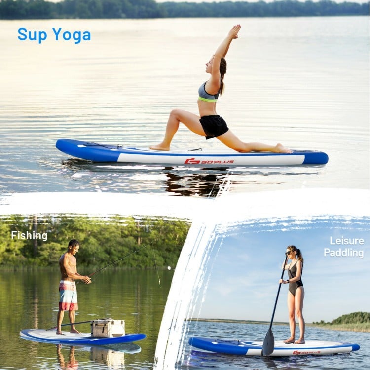 10/11 Feet Inflatable Stand Up Paddle Surfboard with Bag for Adults with All Skill Levels
