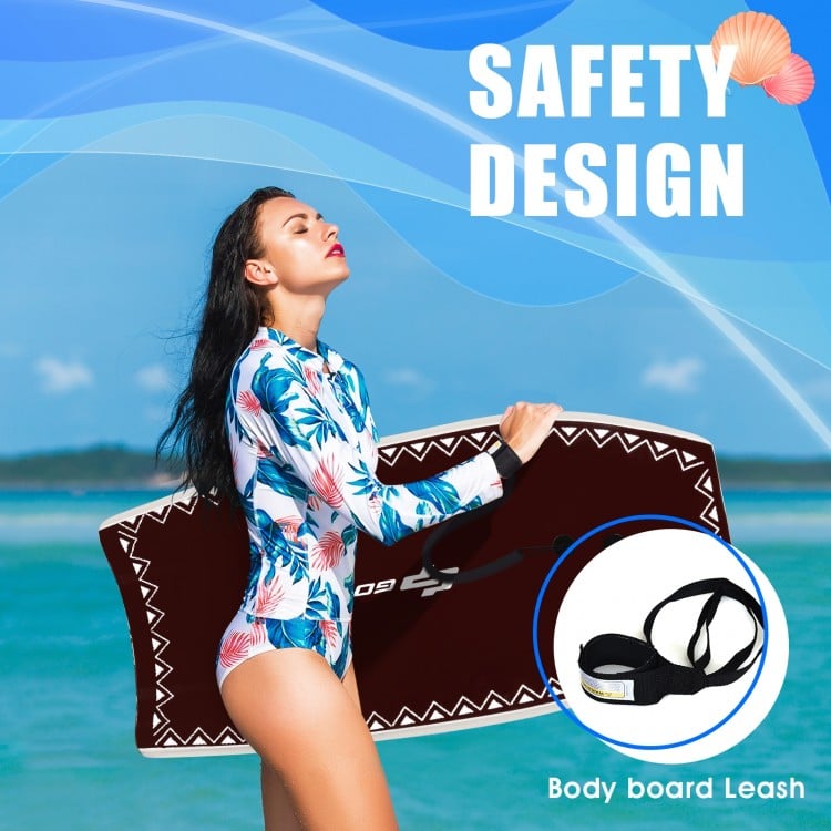 37/41 Inch Lightweight Surfboard With Fin EPS Core for Kids and Adults