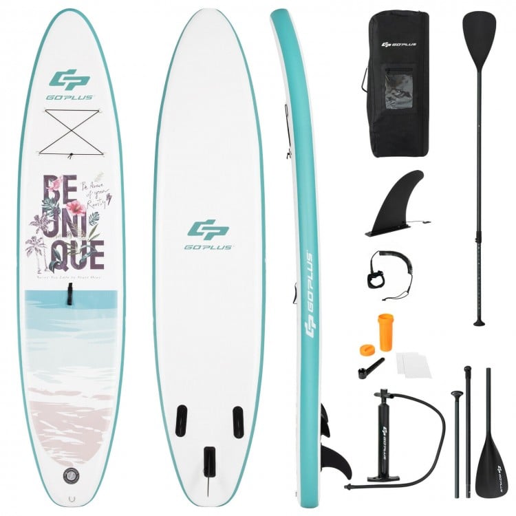 Inflatable Stand Up Paddle Board Surfboard with Aluminum Paddle Pump