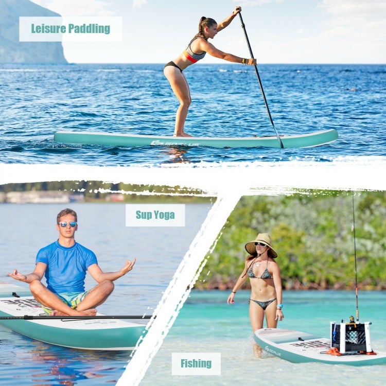 Inflatable Stand Up Paddle Board Surfboard with Aluminum Paddle Pump