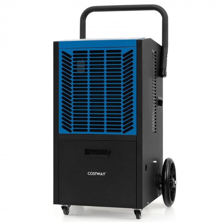 163 Pints Commercial Dehumidifier Crawl Space Dehumidifier with Pump and Drain Hose