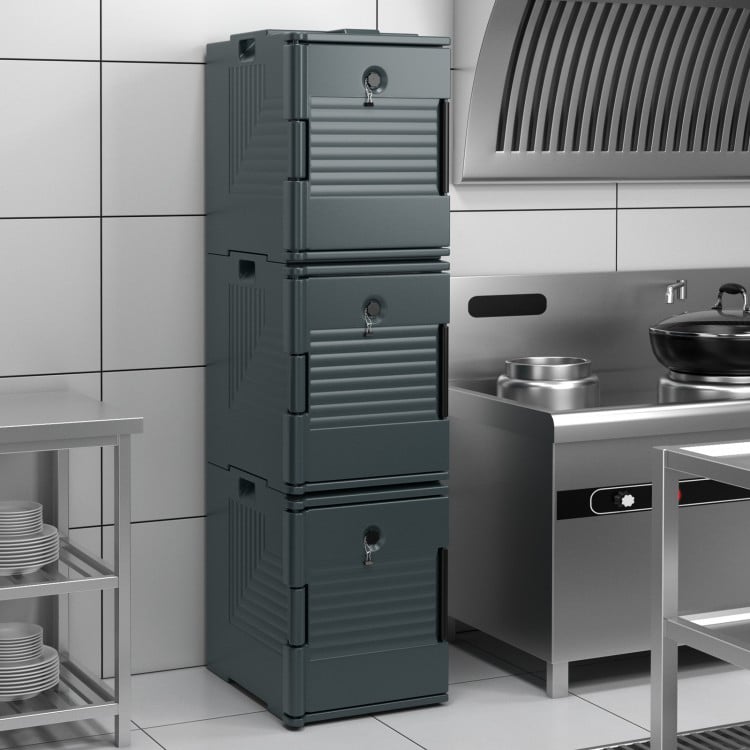End Loading Insulated Food Pan Carrier Hot and Cold