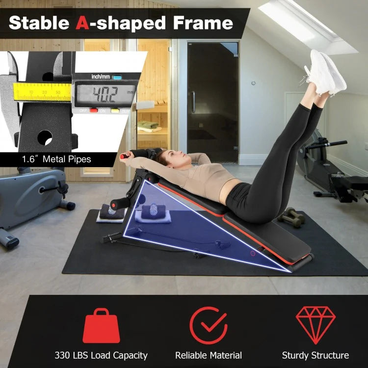 Multifunctional Sit-Up Bench – 4 Position Adjustable Workout Bench