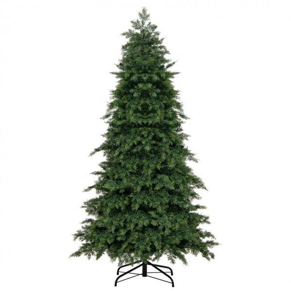 6 Feet Artificial Christmas Tree Green Hinged Holiday Tree with 721/1019 Lush Branch Tips