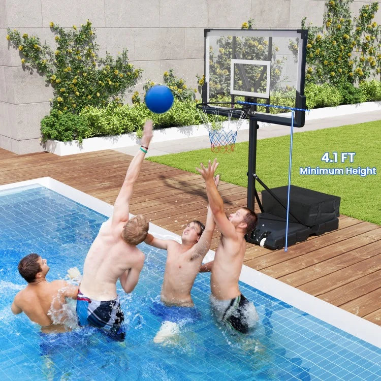 Portable Adjustable Basketball Hoop System (4.1–10 ft) – Indoor & Outdoor