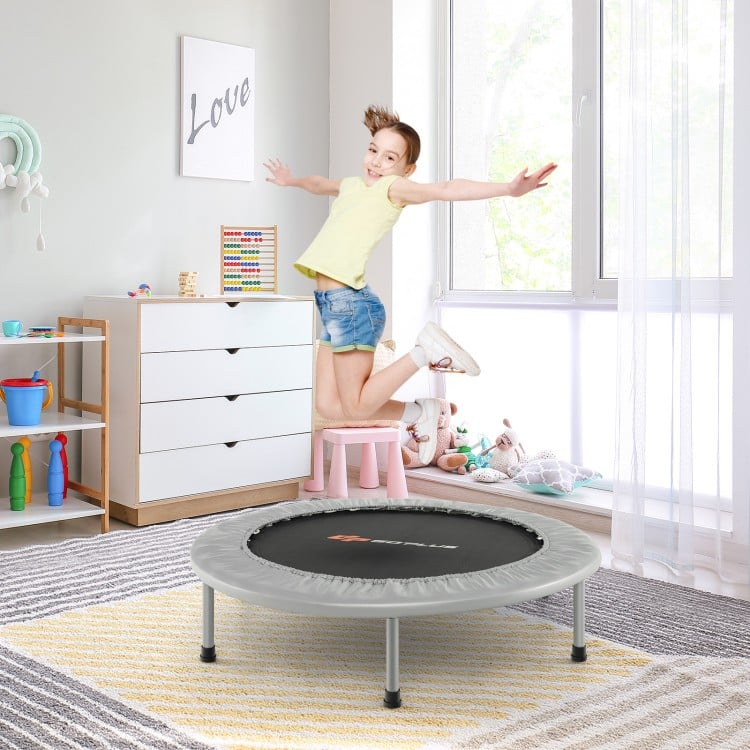 36 Inch Mini Folding Trampoline Portable Recreational Fitness Rebounder
