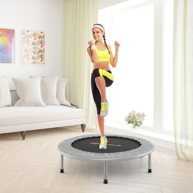 36 Inch Mini Folding Trampoline Portable Recreational Fitness Rebounder