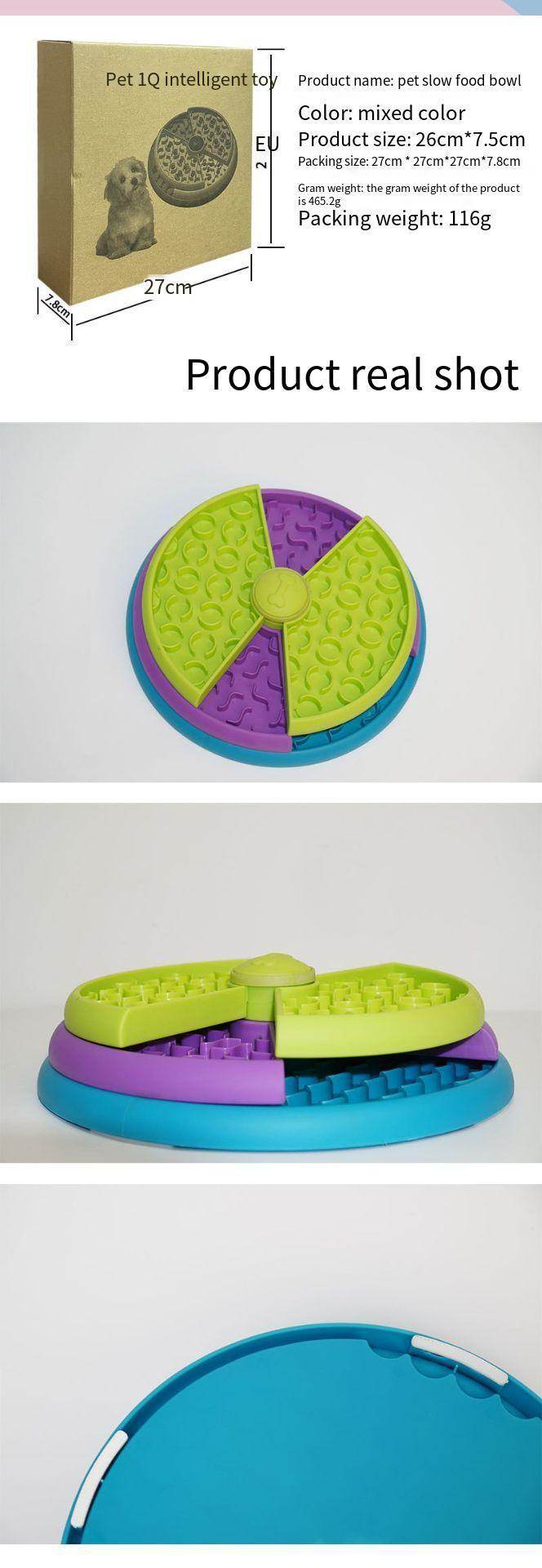 3 Layer Pet Dog Slow Feeder Bowl Anti Choking Puzzle feeder for Dog