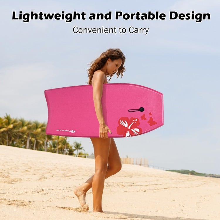 Lightweight Bodyboard Surfing with Leash EPS Core Boarding IXPE-L