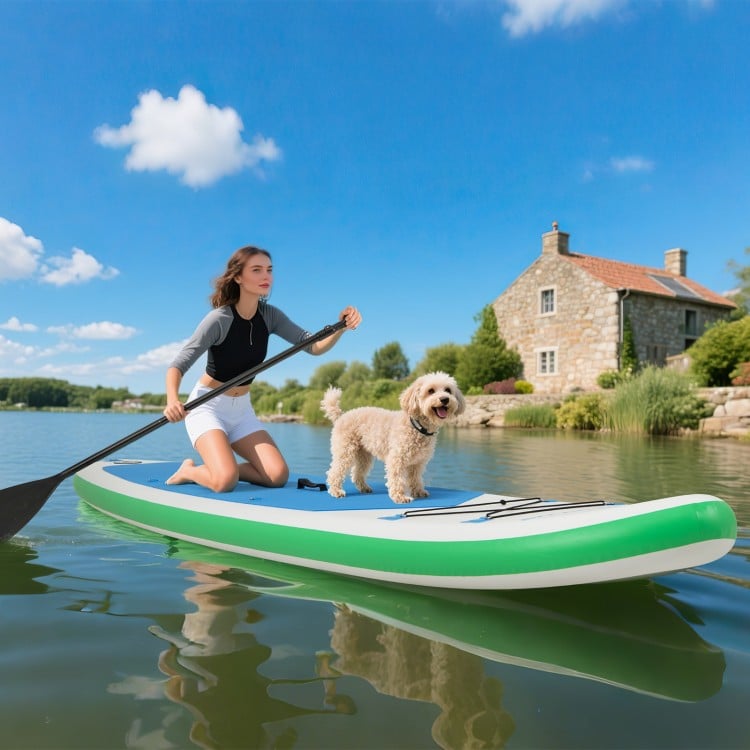 11 Feet Premium SUP Inflatable Stand Up Paddle Board with Accessories and Repair Kit