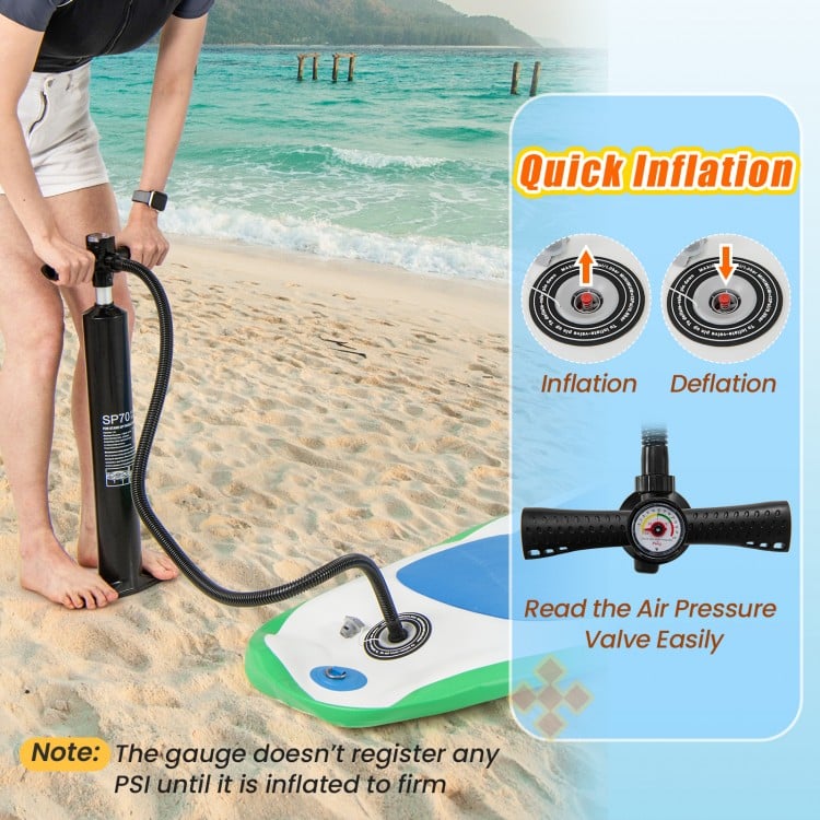 11 Feet Premium SUP Inflatable Stand Up Paddle Board with Accessories and Repair Kit