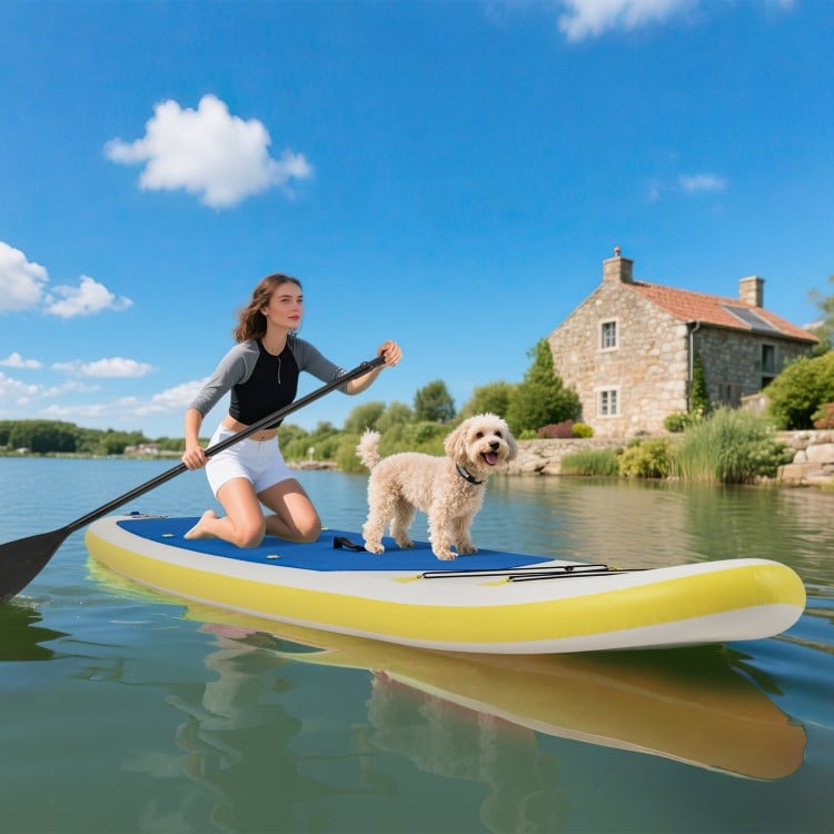 11 Feet Premium SUP Inflatable Stand Up Paddle Board with Accessories for Youth Adults