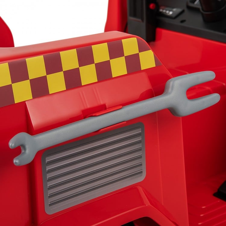 12V Ride on Fire Truck Powered Car with Water Gun and Interphone
