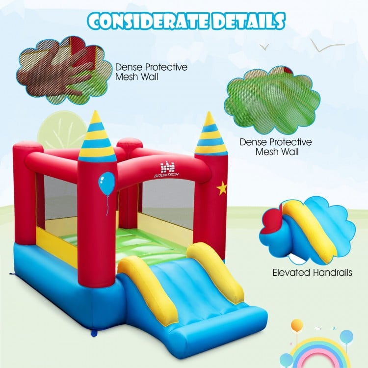 Inflatable Kids Bounce Castle with 480W Blower