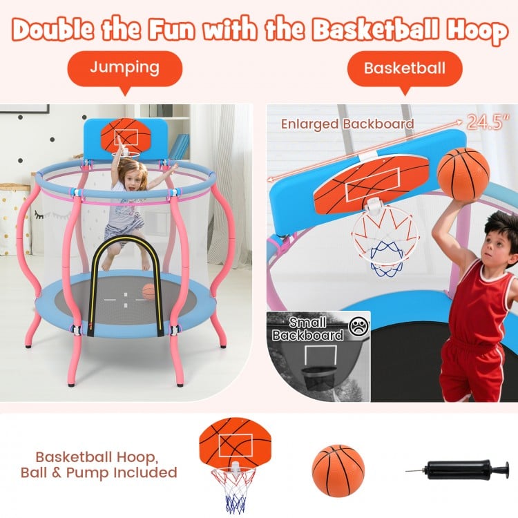 Kids Trampoline Indoor & Outdoor Pumpkin Trampoline