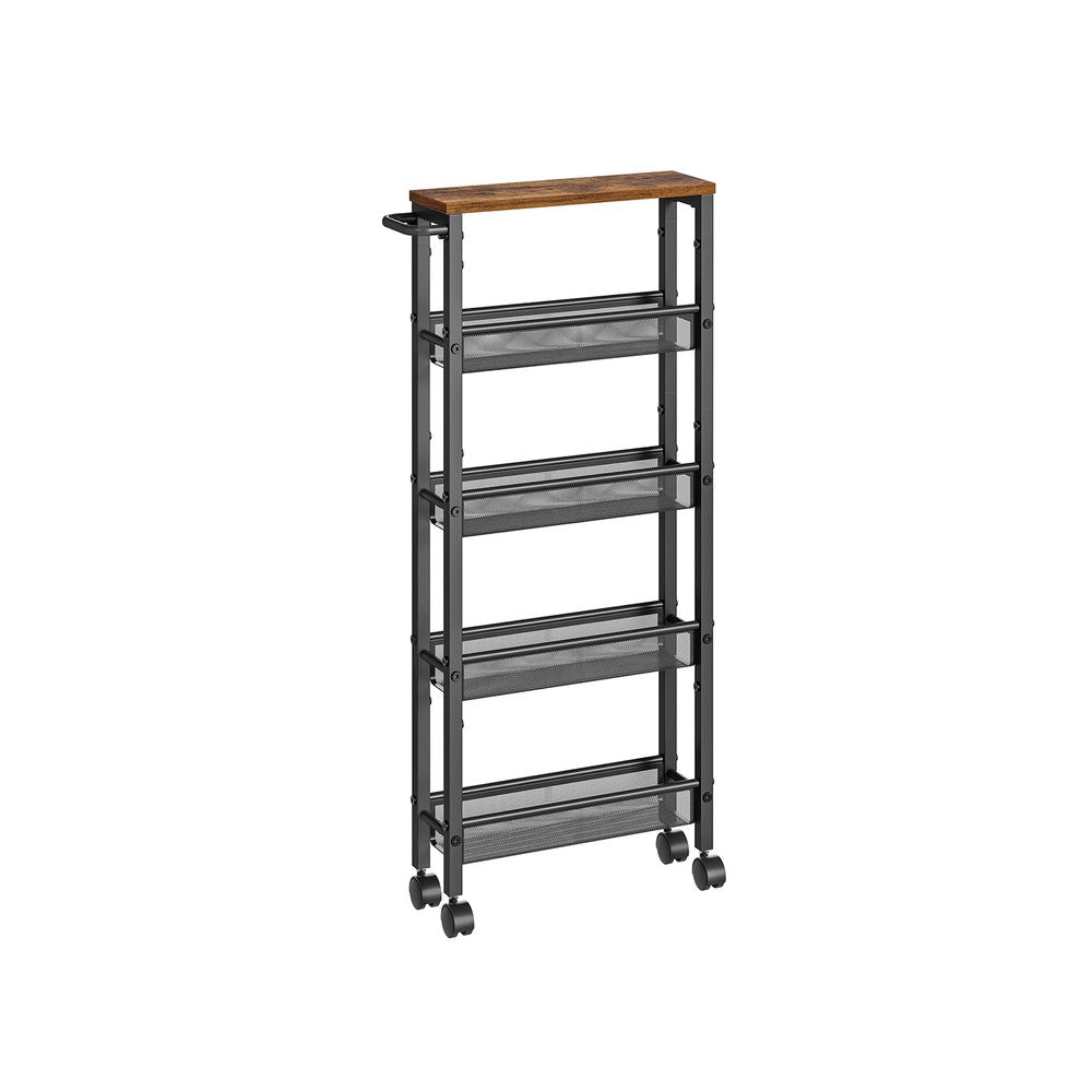 VASAGLE Slim Rolling Storage Cart