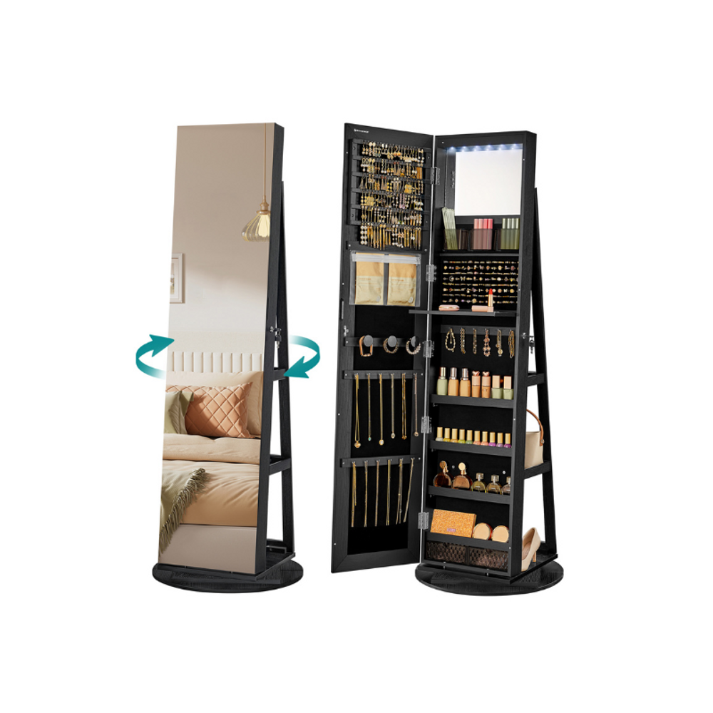 SONGMICS Jewelry Organizers Cabinet with Mirror