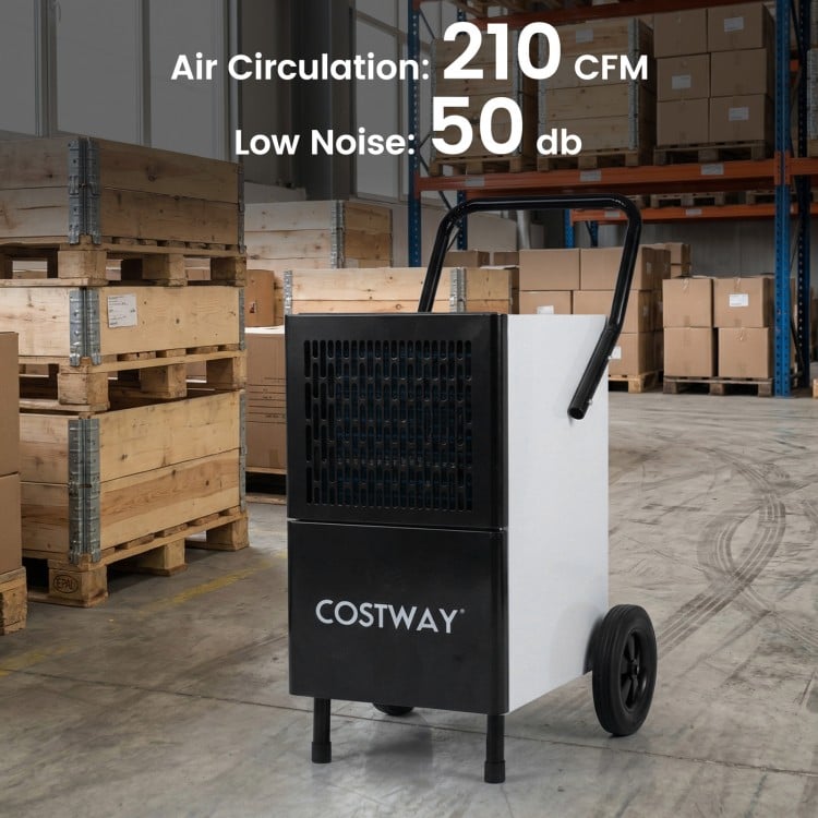 189 Pints Commercial Dehumidifier with Built-in Water Pump