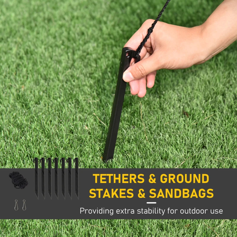 HOMCOM 5.2FT Inflatable Christmas Santa Claus on Snowmobile, LED Lighted Blow Up Decoration for Indoor & Outdoor Holiday Display