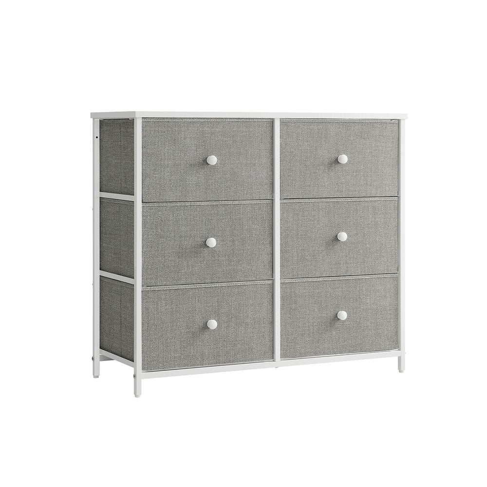 SONGMICS Closet Fabric Dresser with Metal Frame