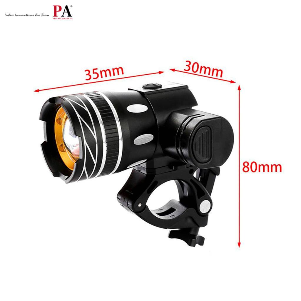 Bicycle LED Explore Headlight Flashlight PN-1 Outdoor Use, Super Bright T6 LED Rechargeable