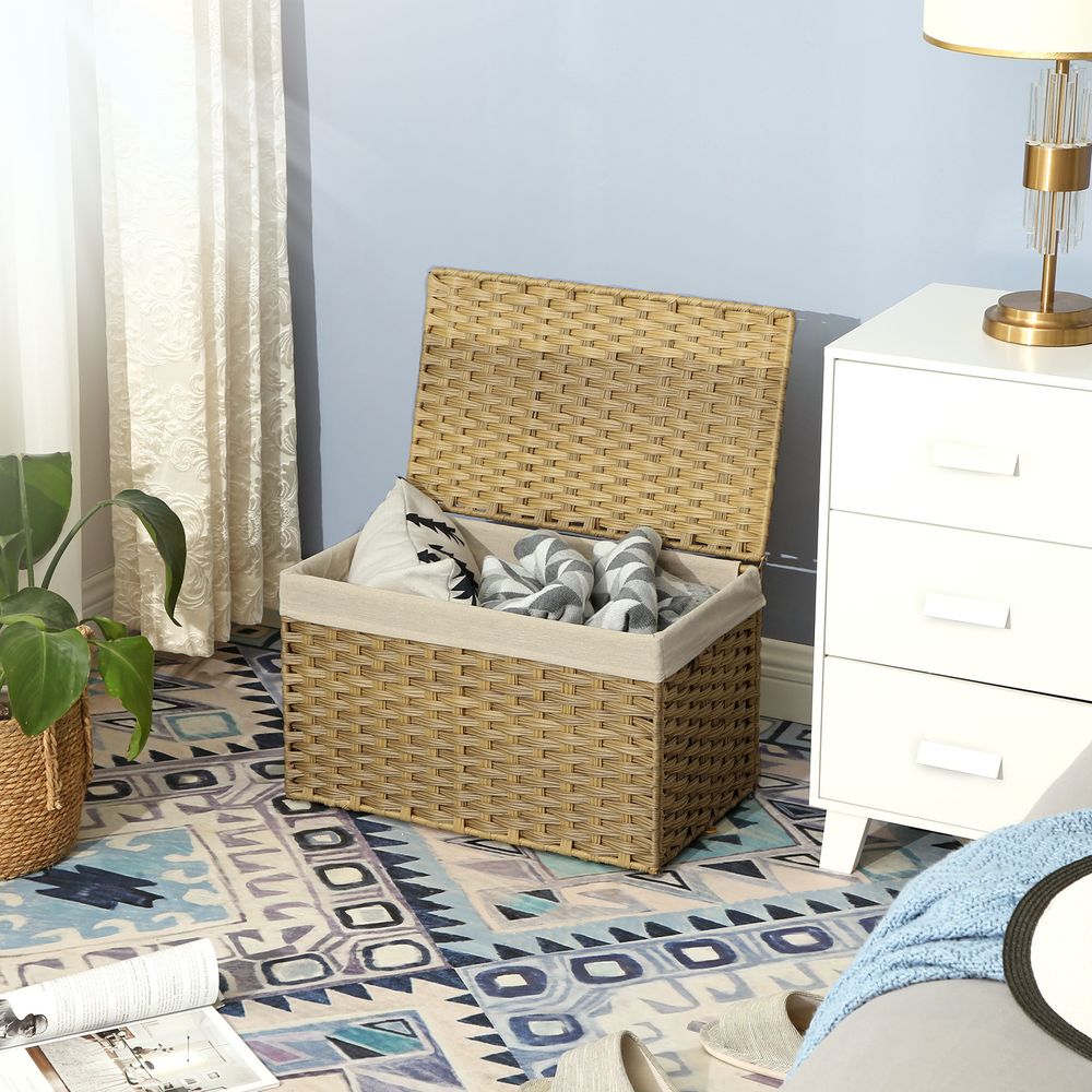 SONGMICS Storage Basket with Lid