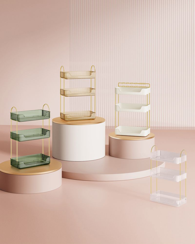 SONGMICS 3-Tier Makeup Organizer