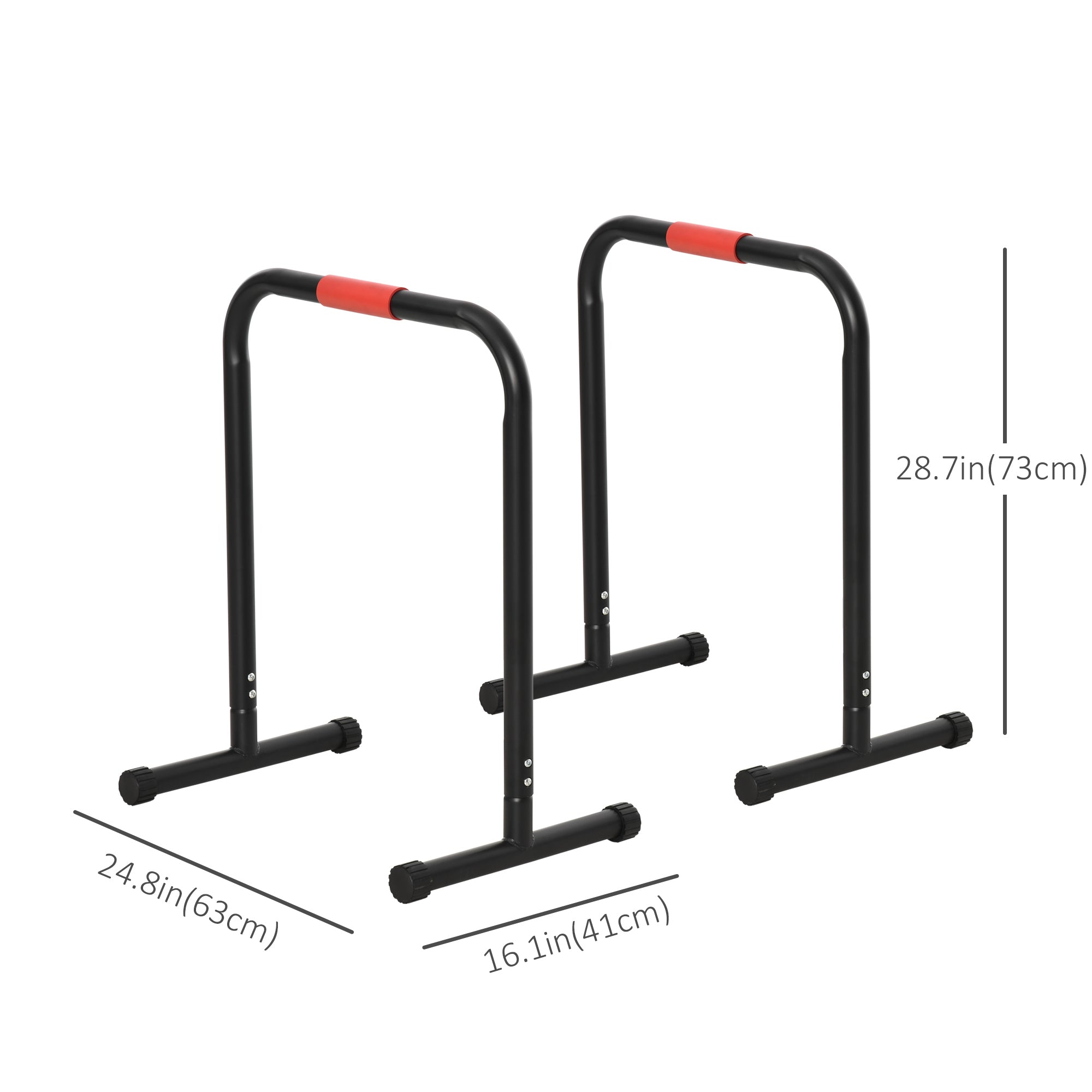 Soozier Push Up Stand Handle Gym Bar Workout Training Exercise Home Fitness Portable Dip Bars Strength
