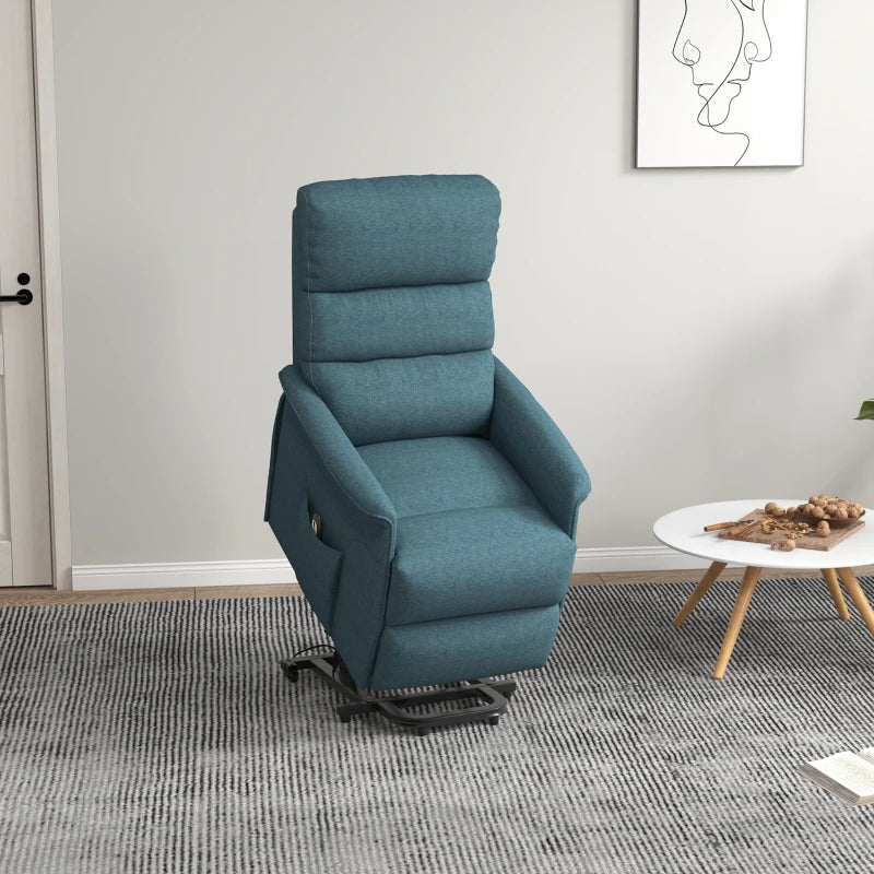 HOMCOM Modern 3 Seat Sofa, Linen Upholstered Cozy Padded Couch with Steel Leg, Backrest and Wide Armrest, Grey