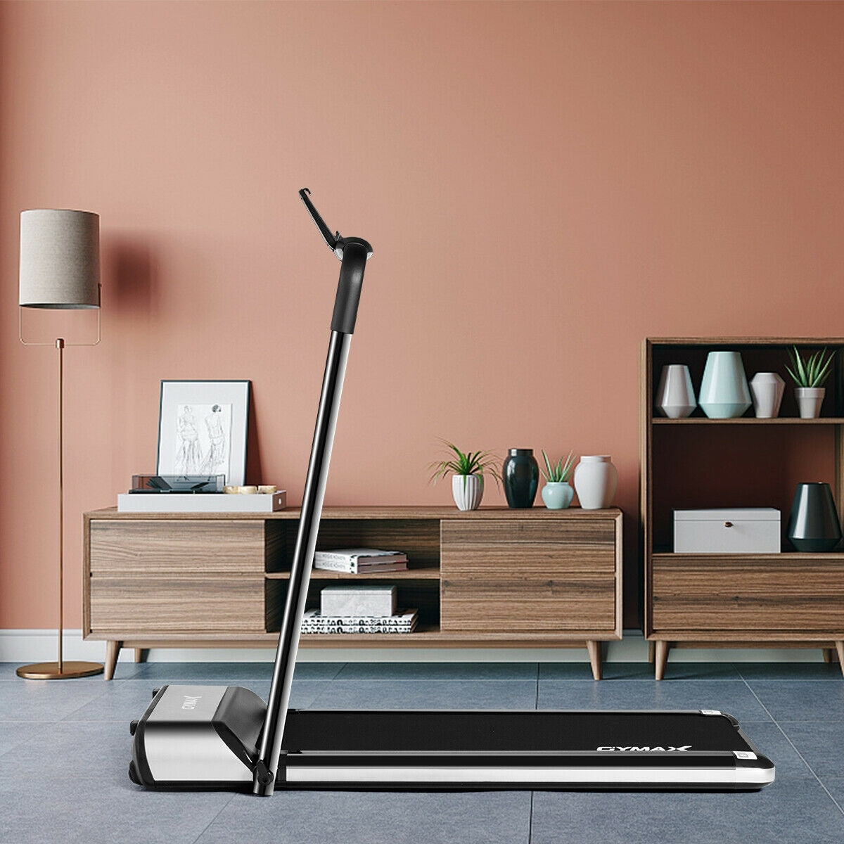 Ultra-thin Electric Folding Motorized Treadmill with LED Monitor Low NoiseÂ