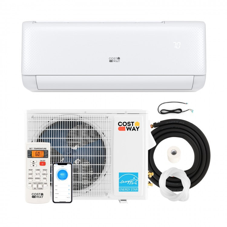 Ultra-Quiet 24000 BTU Mini Split with Sleep Mode, ENERGY STAR 21 SEER2