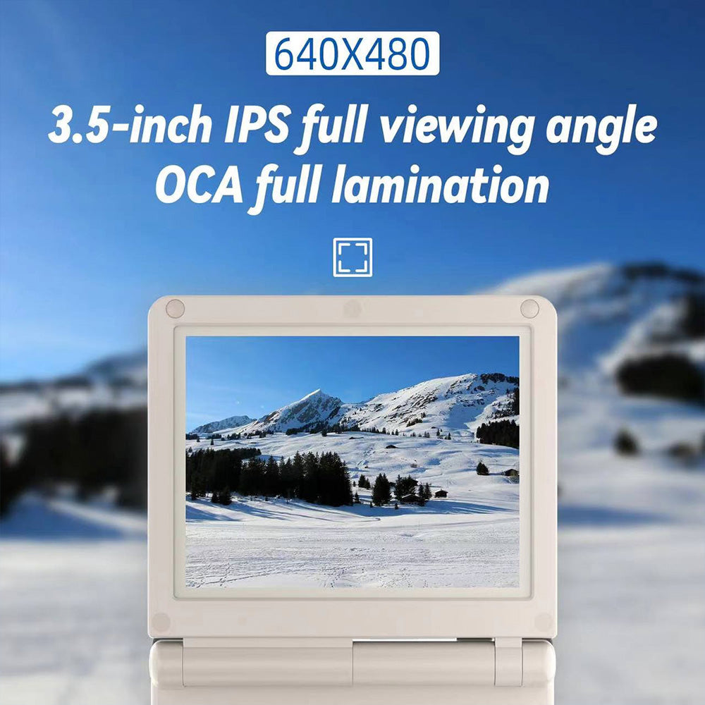 ANBERNIC RG35XXSP Flip Game Console, 32GB + 64GB with 5000 Games, 30+Emulators, 3.5inch IPS Screen, HDMI Out, Multimedia Apps,8H Autonomy, 5G Wifi Bluetooth, Hall Magnetic Switch, Moonlight Streaming - Grey