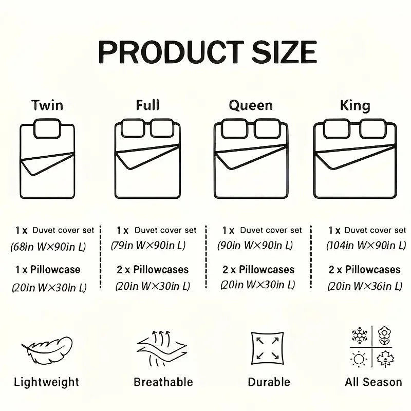 Haoyijia Big Flower Duvet Cover