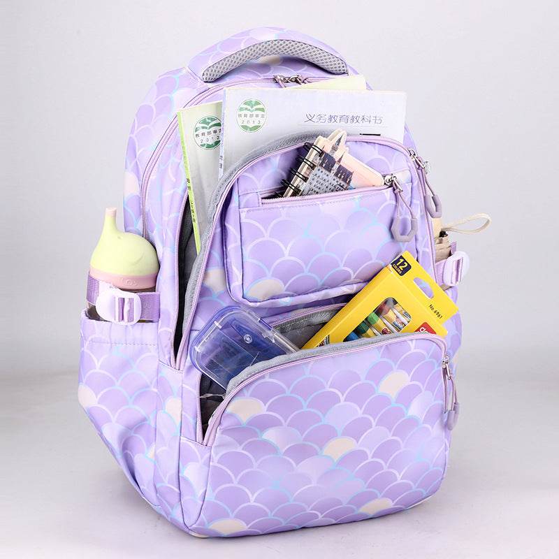 3 in 1 set Primary School Girls Backpack Lunch Bag and Pencil Pouch