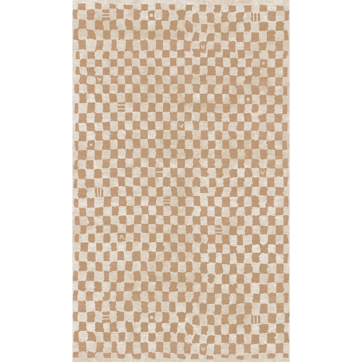 Metro Checkered Natural Rug