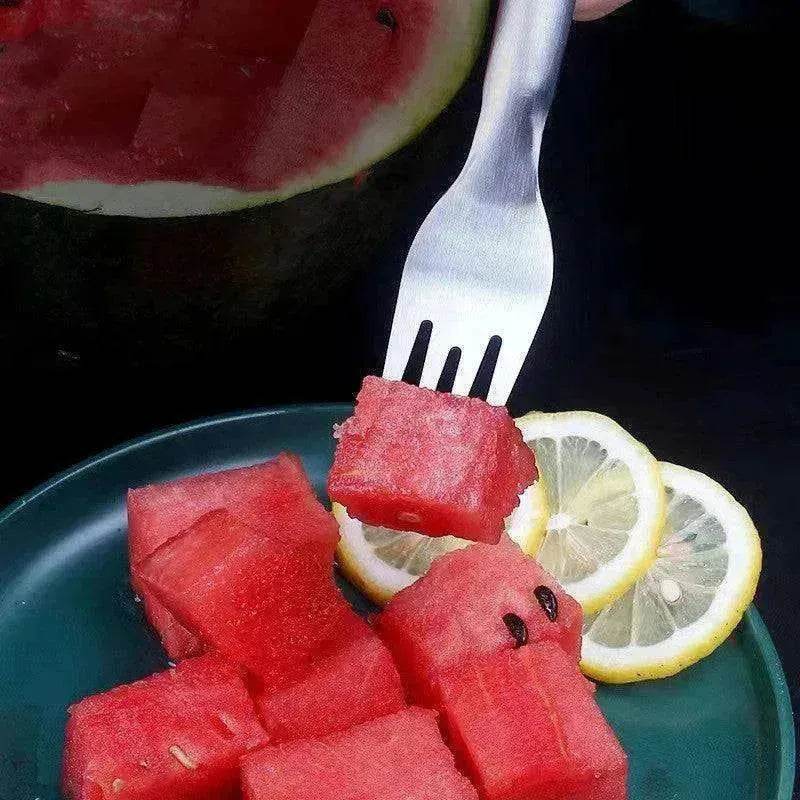 2 In 1 Slicer Multi purpose Stainless Steel Watermelon Fork