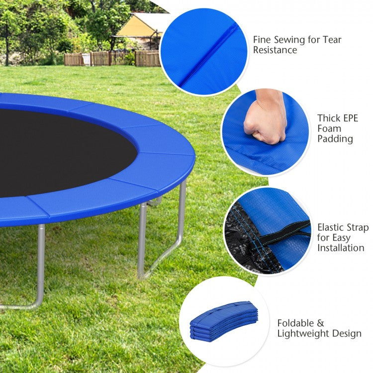 12 Feet Waterproof and Tear-Resistant Universal Trampoline Safety Pad Spring Cover