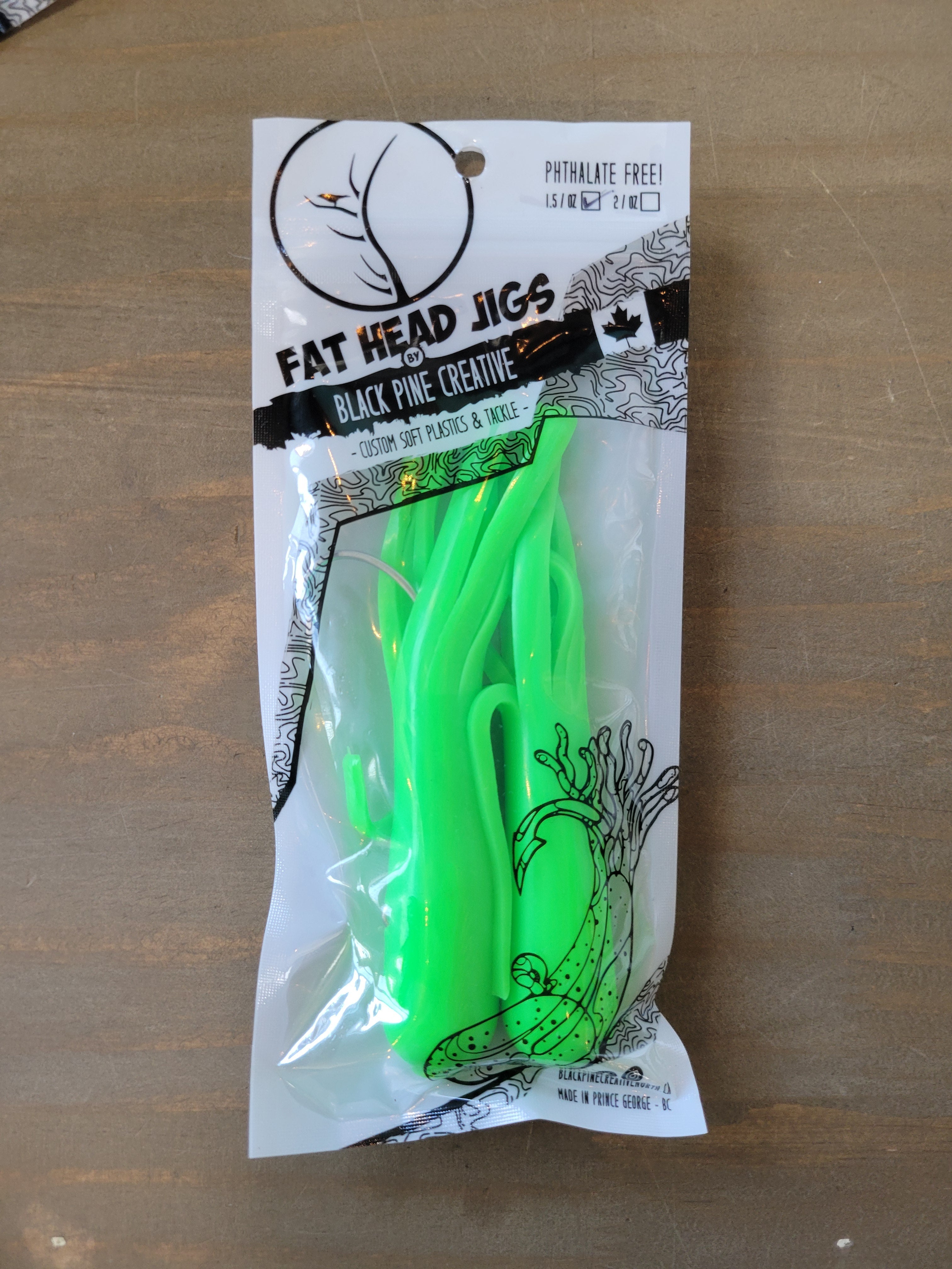 Black Pine 5" 1.5oz Tube Jigs 2/pk