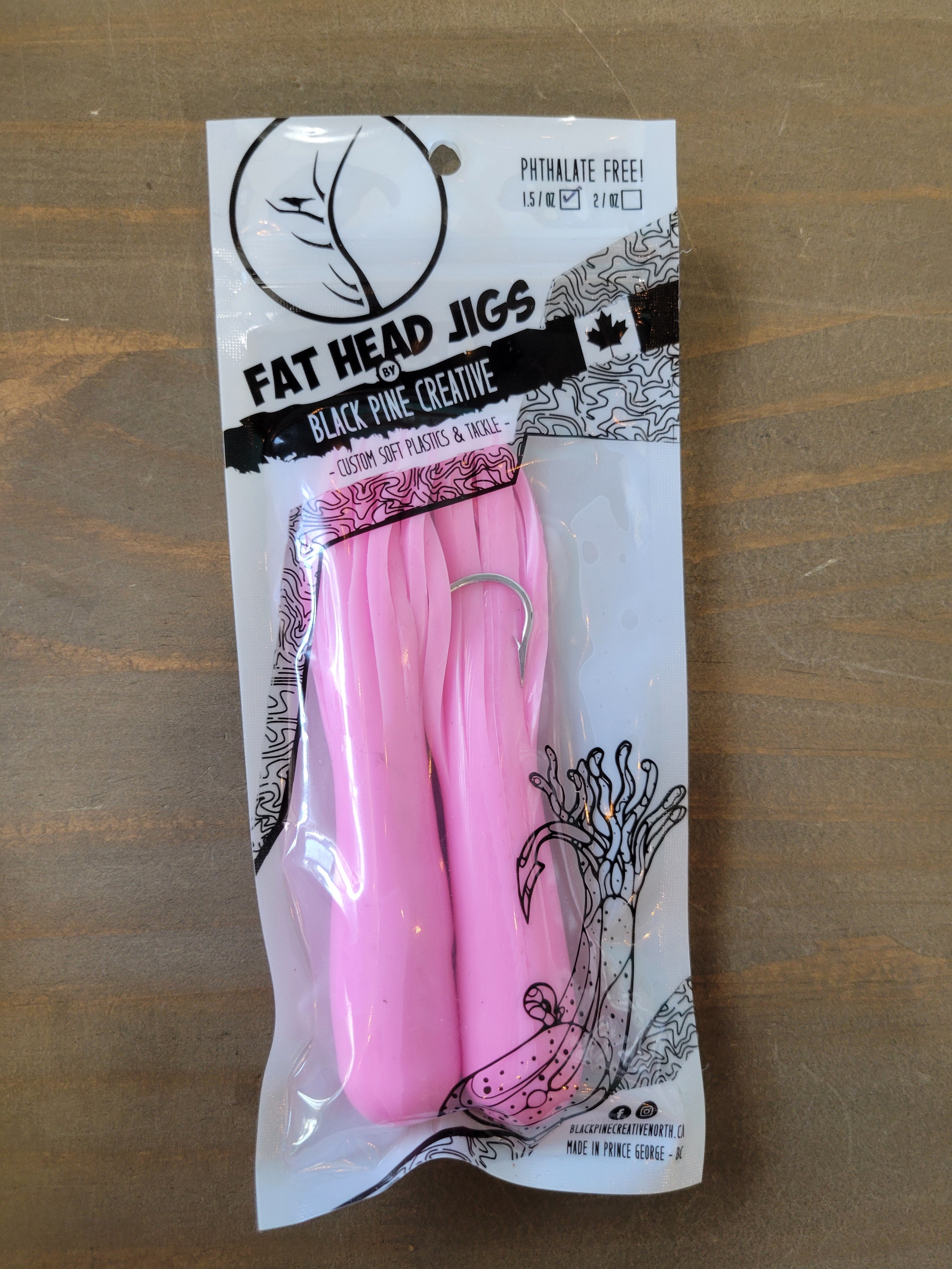 Black Pine 5" 1.5oz Tube Jigs 2/pk