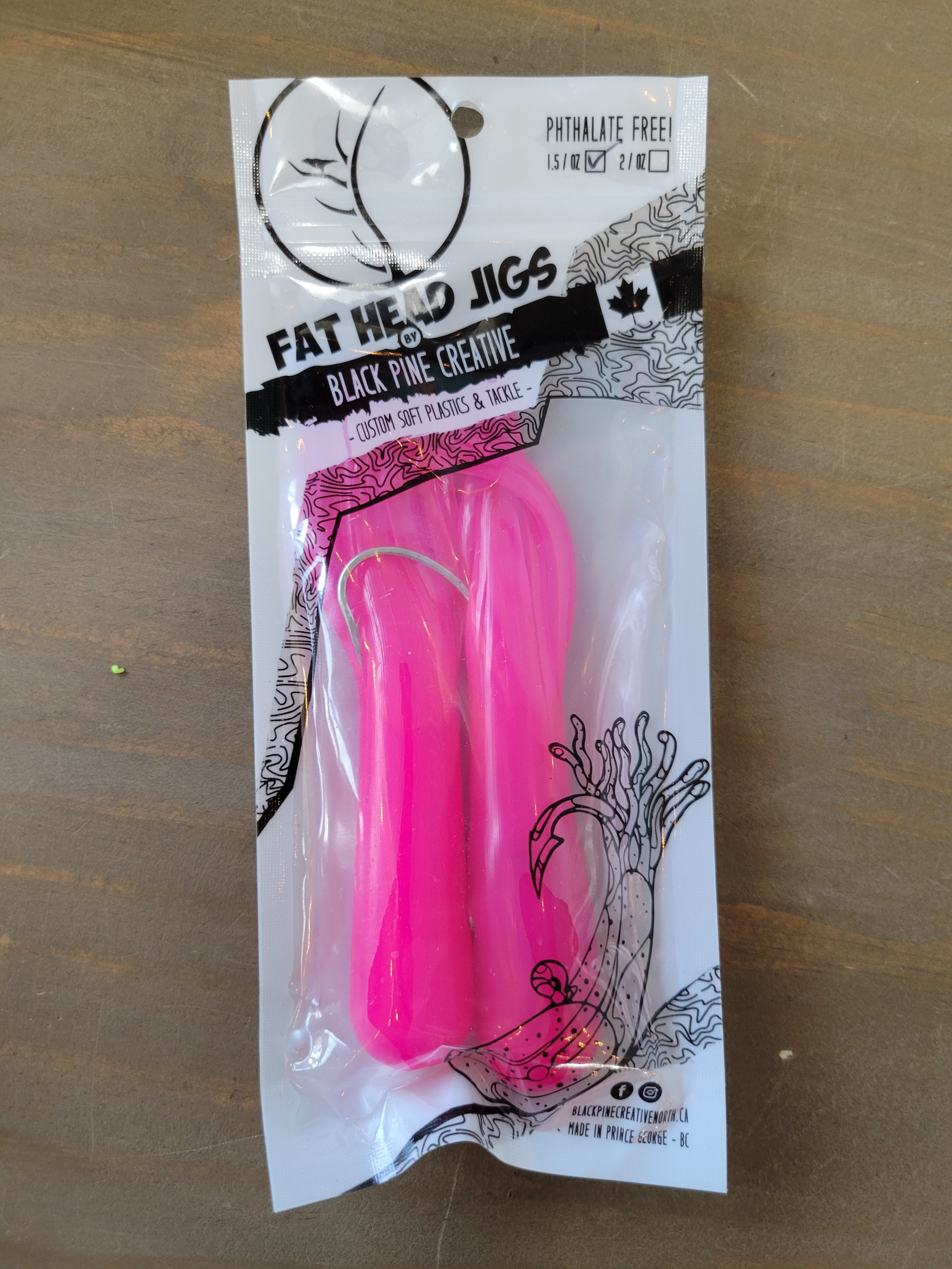 Black Pine 5" 1.5oz Tube Jigs 2/pk