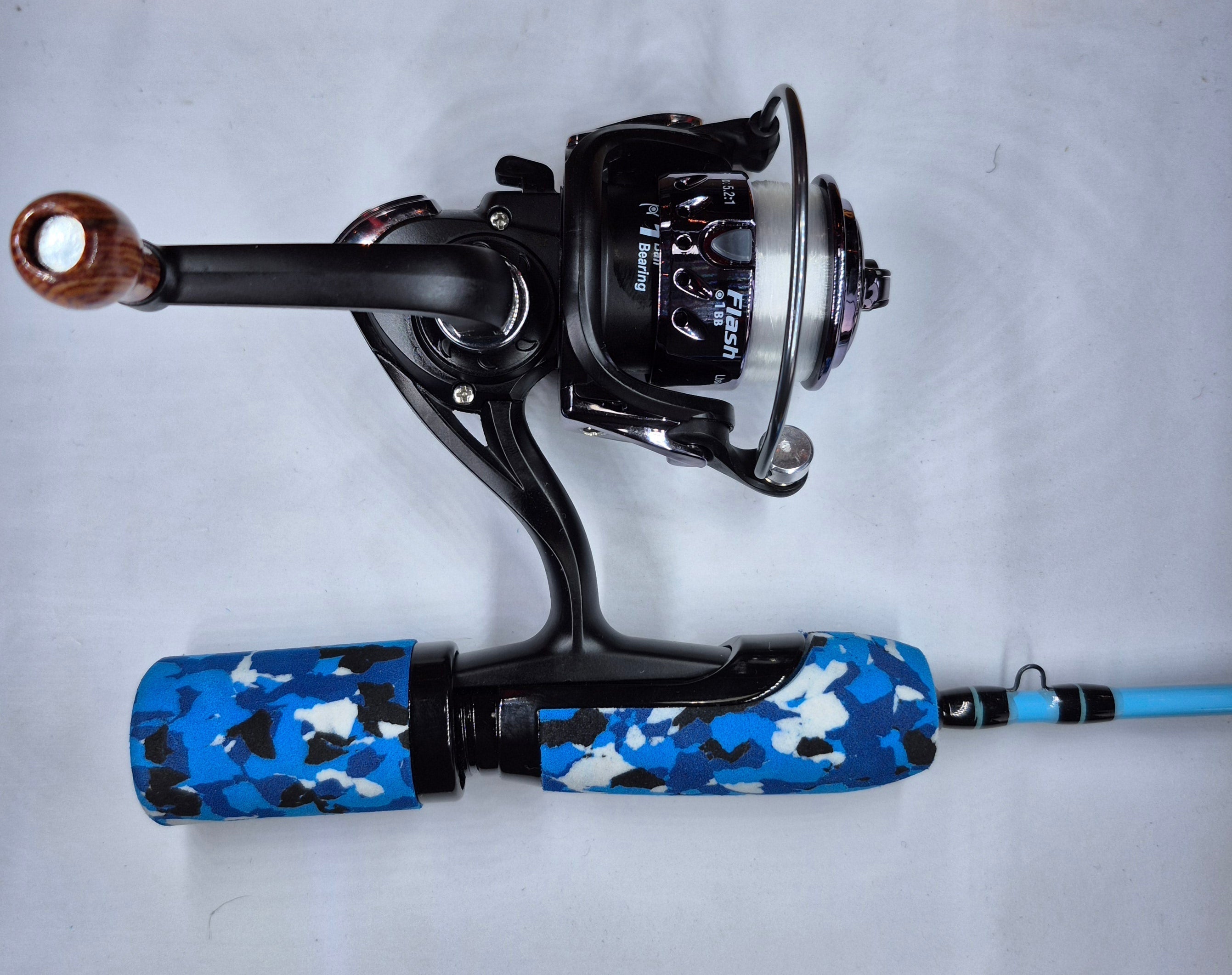 Streamside Wild Ice Fishing Rod and Reel Combos