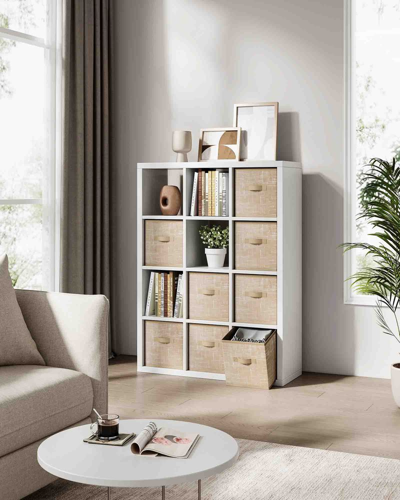 SONGMICS Set of 8 Foldable Storage Cubes