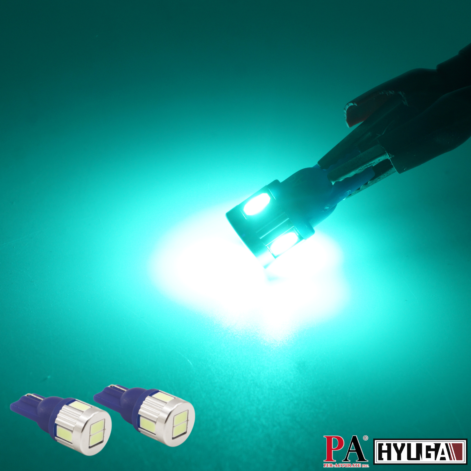 T10 6SMD 5630 LED Automotive White 6000K Bulb for DRL License Light Front Light Bulb