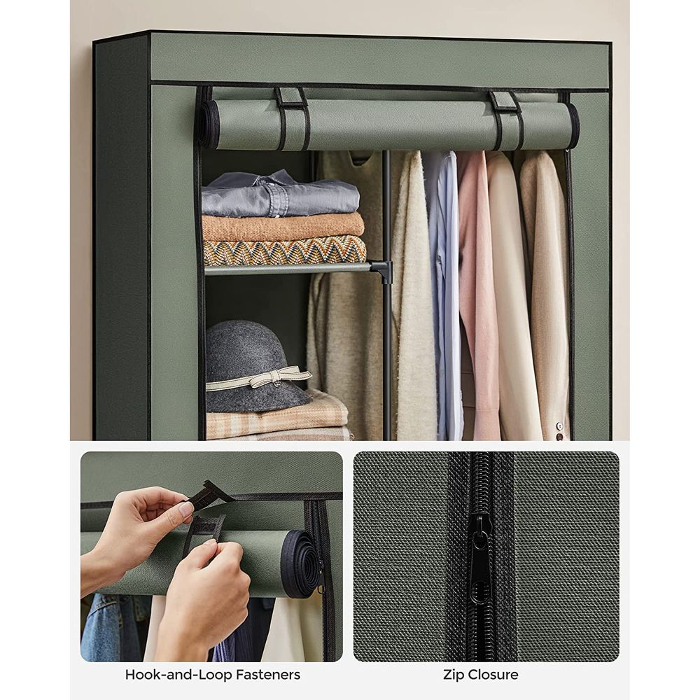 SONGMICS Clothes Storage Organizer with 6 Shelves