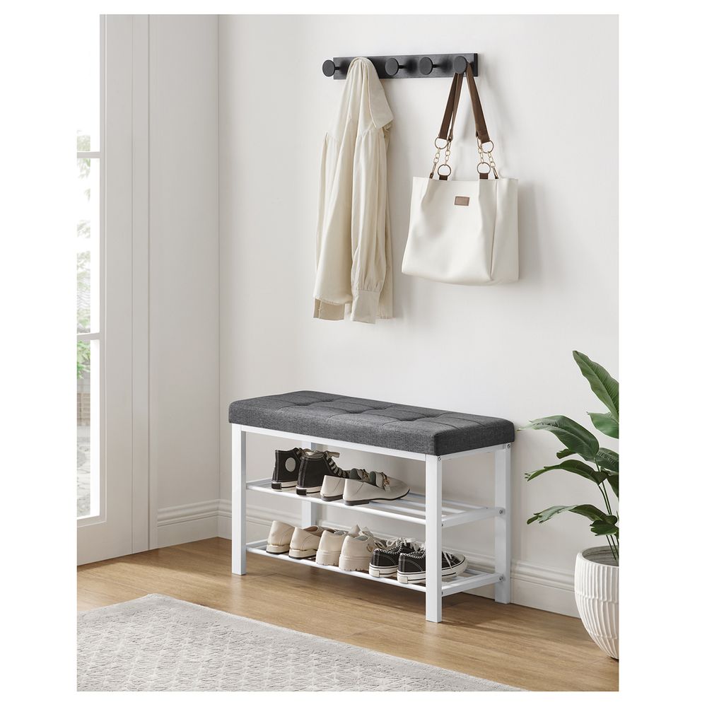 SONGMICS Shoe Bench with Cushion