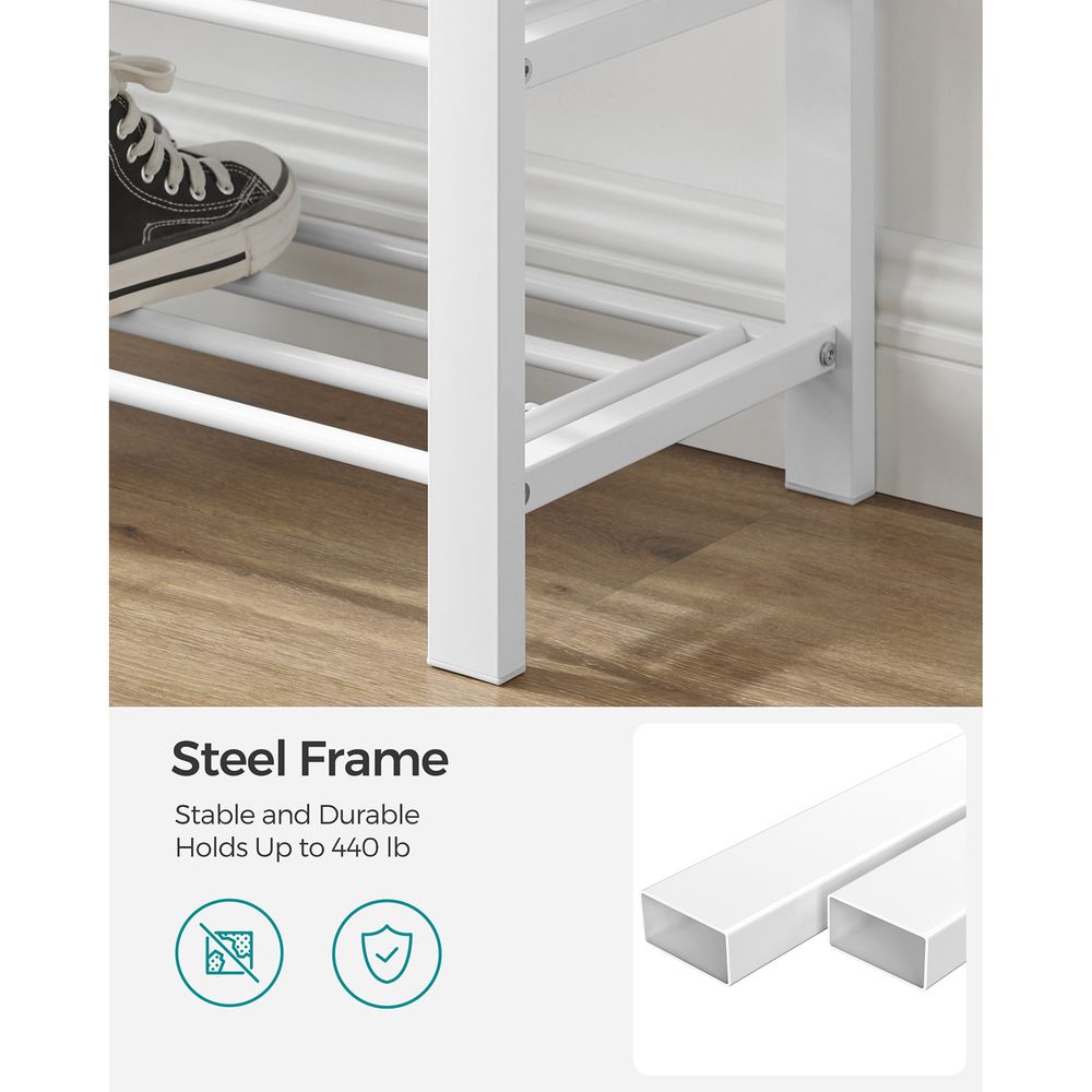 SONGMICS Shoe Bench with Cushion